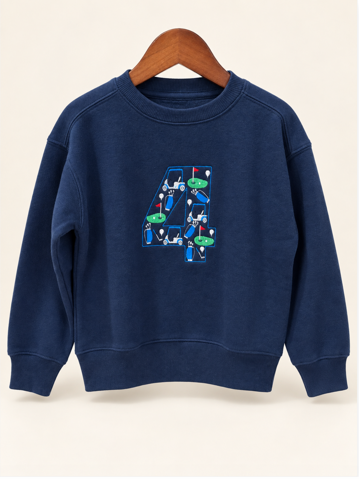 Golf Themed "4" Sweatshirt