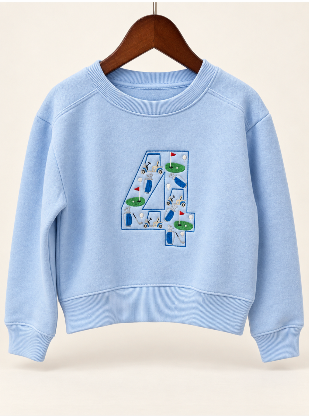 Golf Themed "4" Sweatshirt