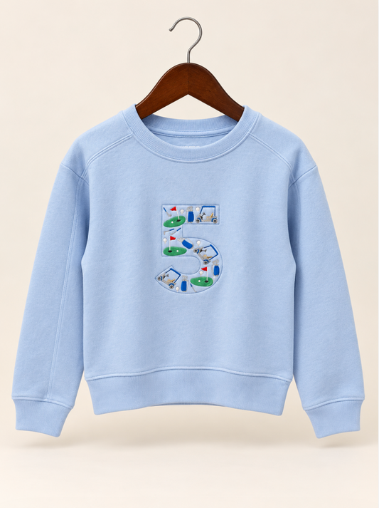Golf Themed "5" Sweatshirt