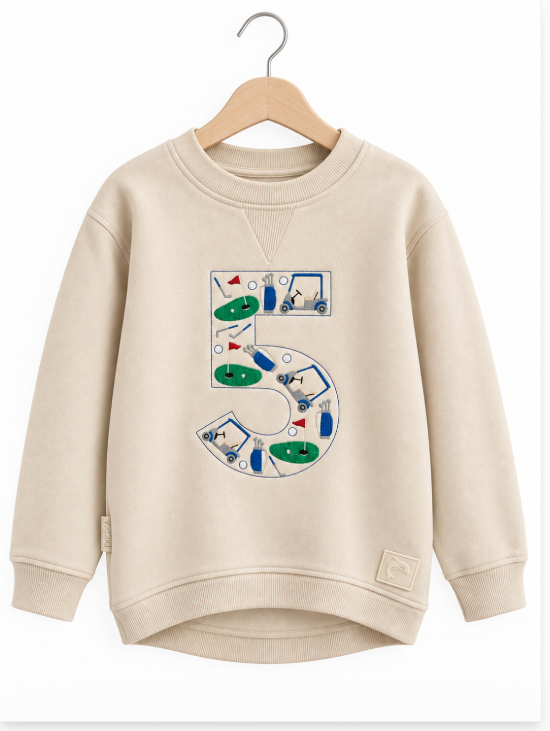Golf Themed "5" Sweatshirt