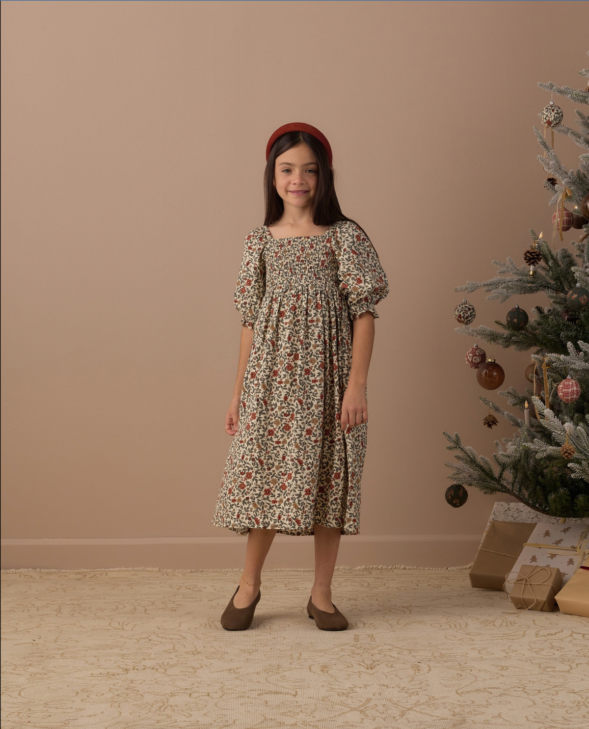 Holiday Floral Adelaide Dress