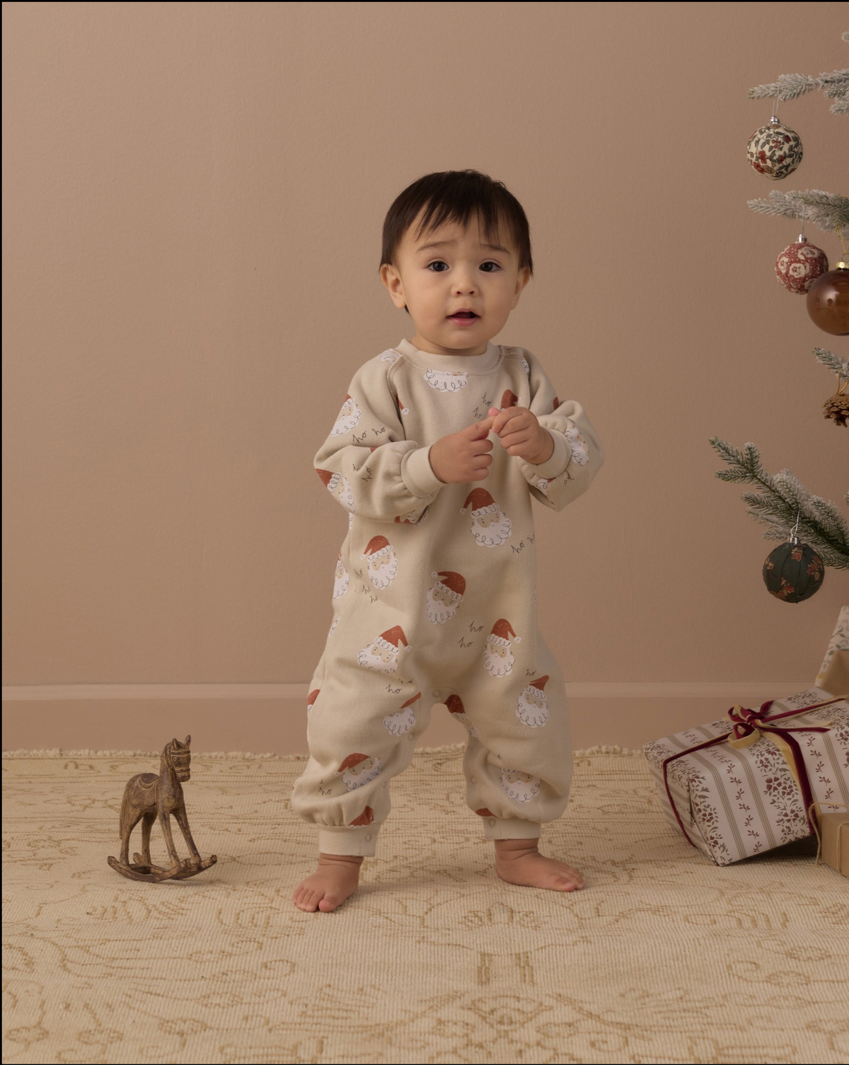 Santa Raglan Jumpsuit