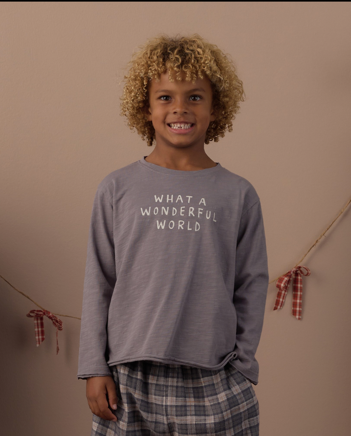 Wonderful World L/S Tee