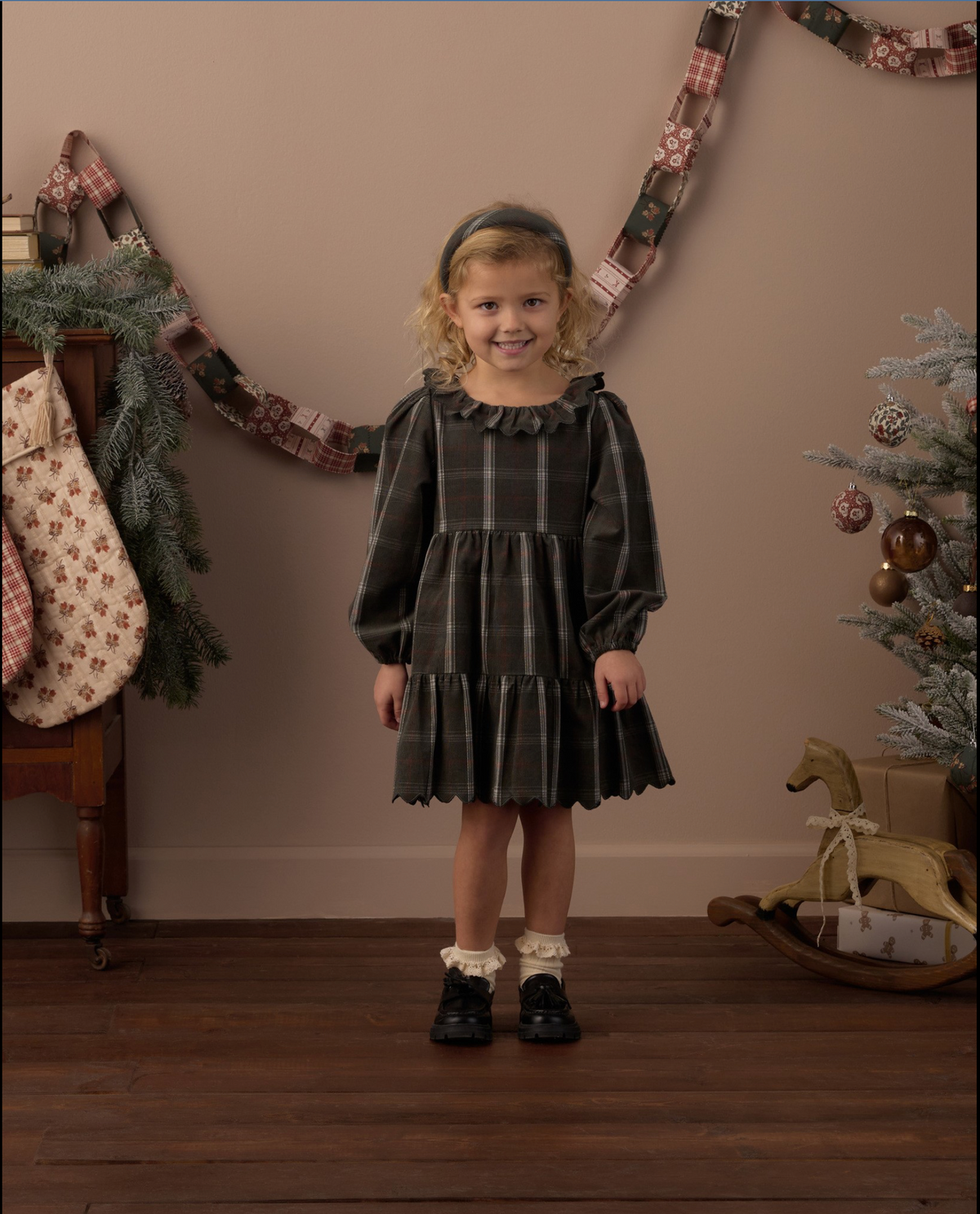 Holiday Plaid Fran Dress