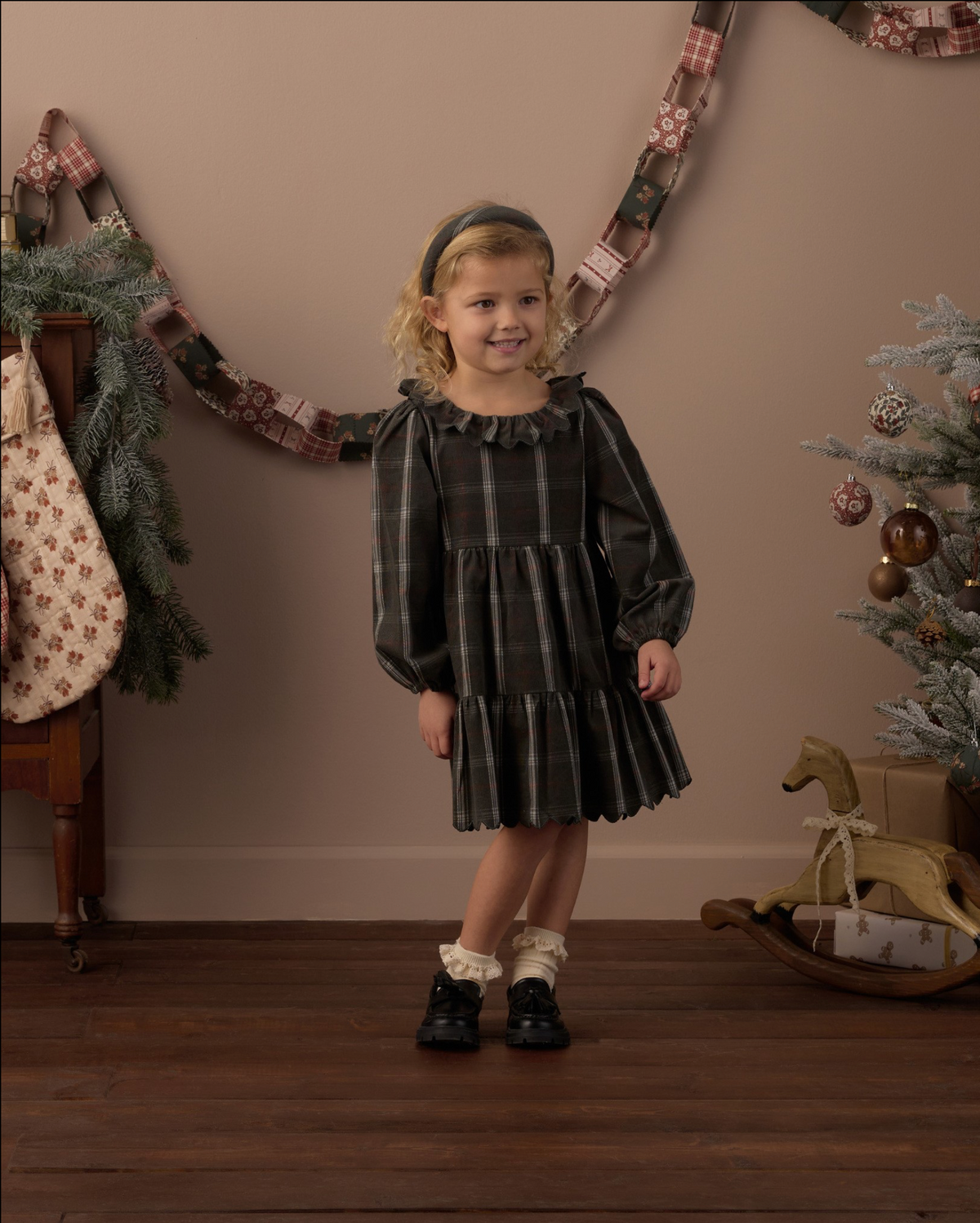 Holiday Plaid Fran Dress