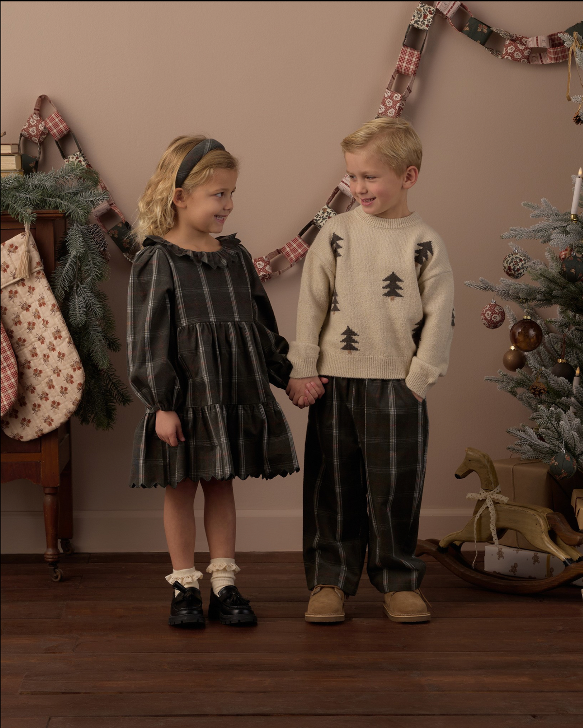 Holiday Plaid Palmer Pants