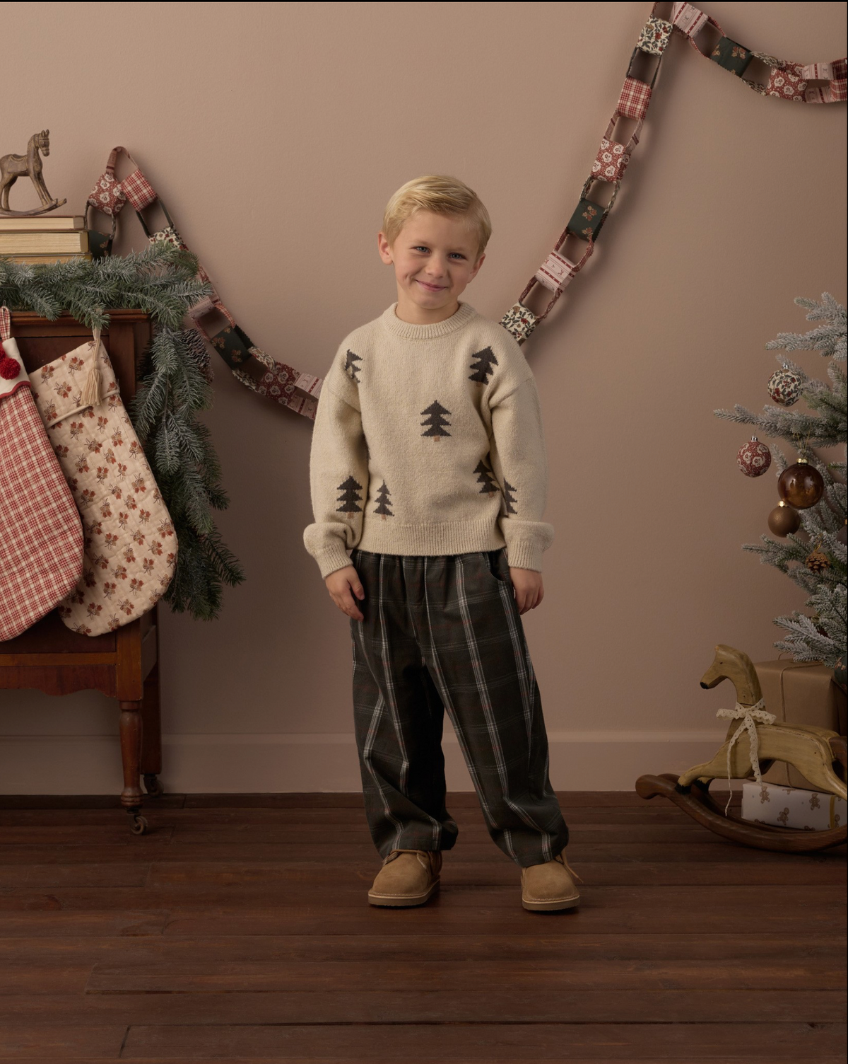 Holiday Plaid Palmer Pants