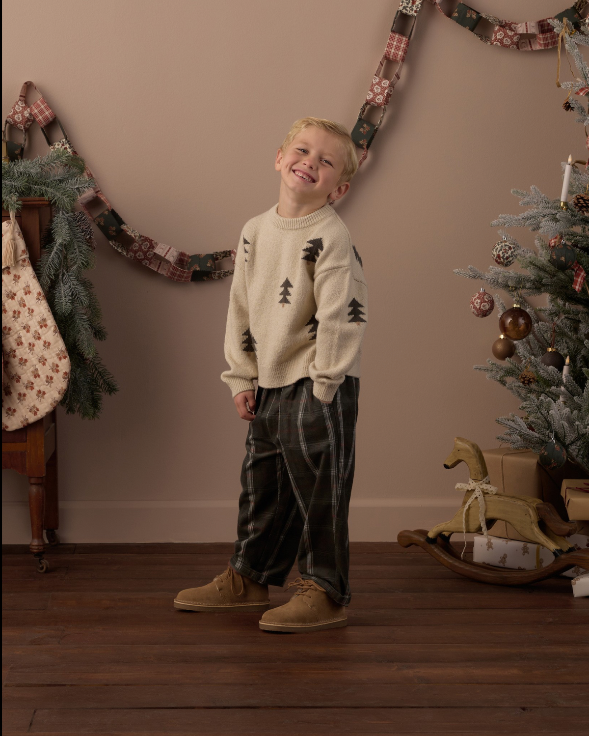 Holiday Plaid Palmer Pants