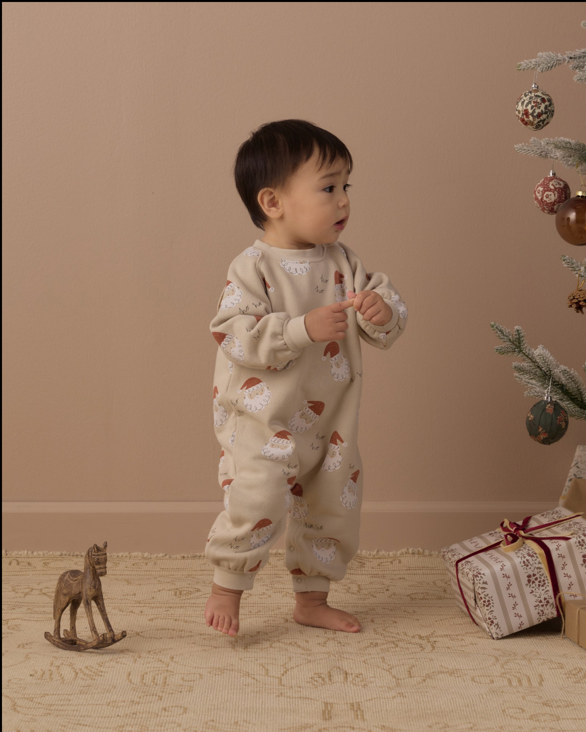 Santa Raglan Jumpsuit