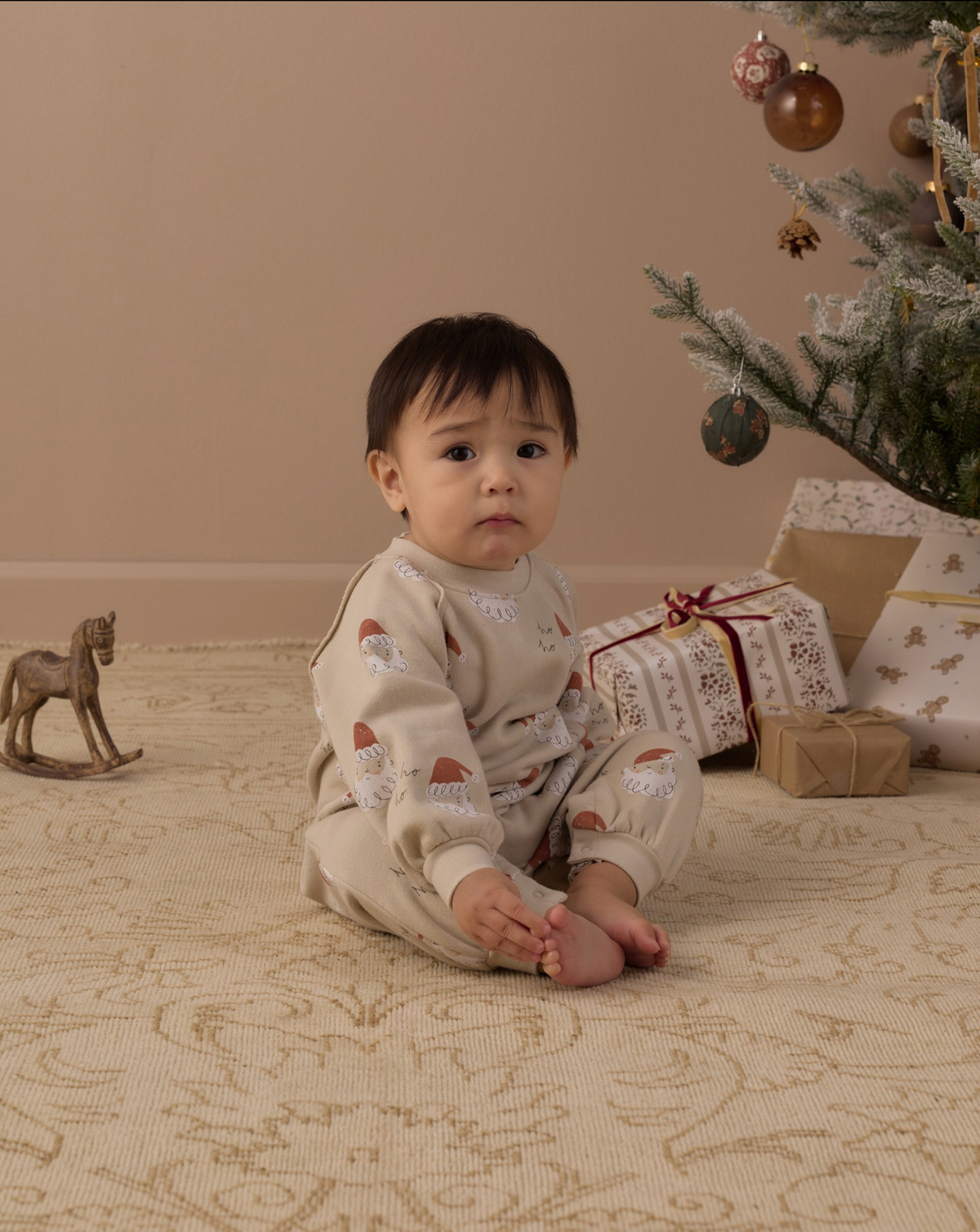 Santa Raglan Jumpsuit