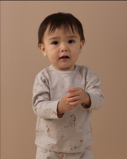 Dalmatian L/S Pant Set