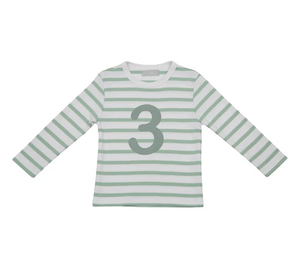 Seafoam/White Striped (Seafoam) T-Shirt