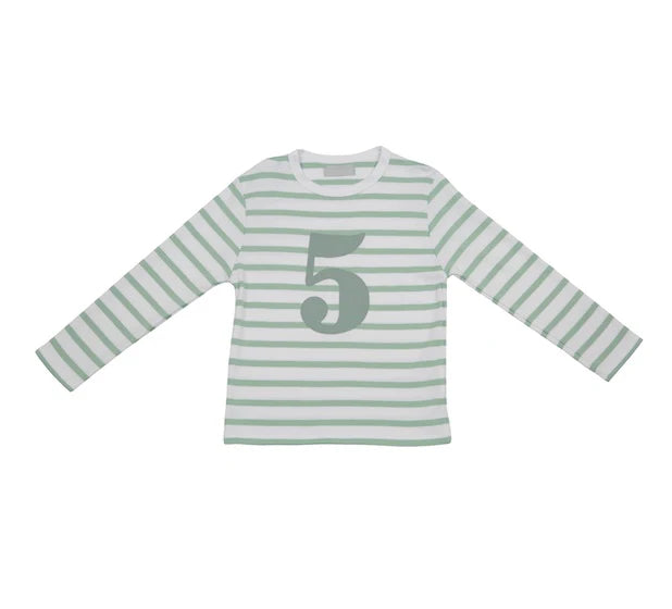 Seafoam/White Striped (Seafoam) T-Shirt