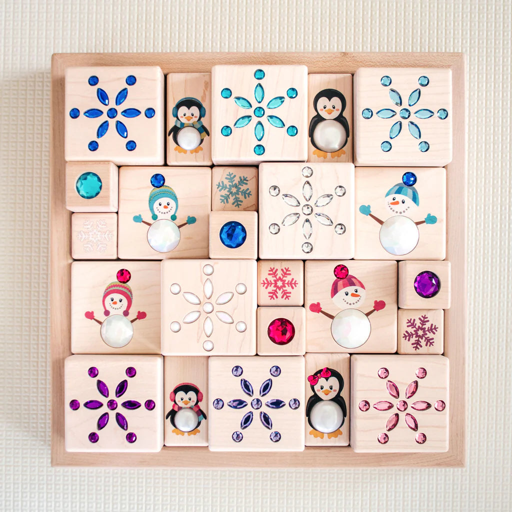 Penguin 8 Pc Gem Block Set