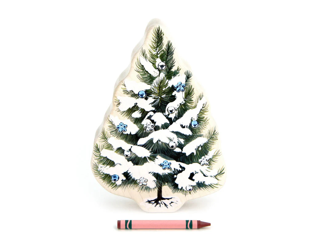 Snowy Gem Pine Tree Block