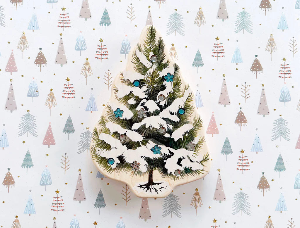 Snowy Gem Pine Tree Block