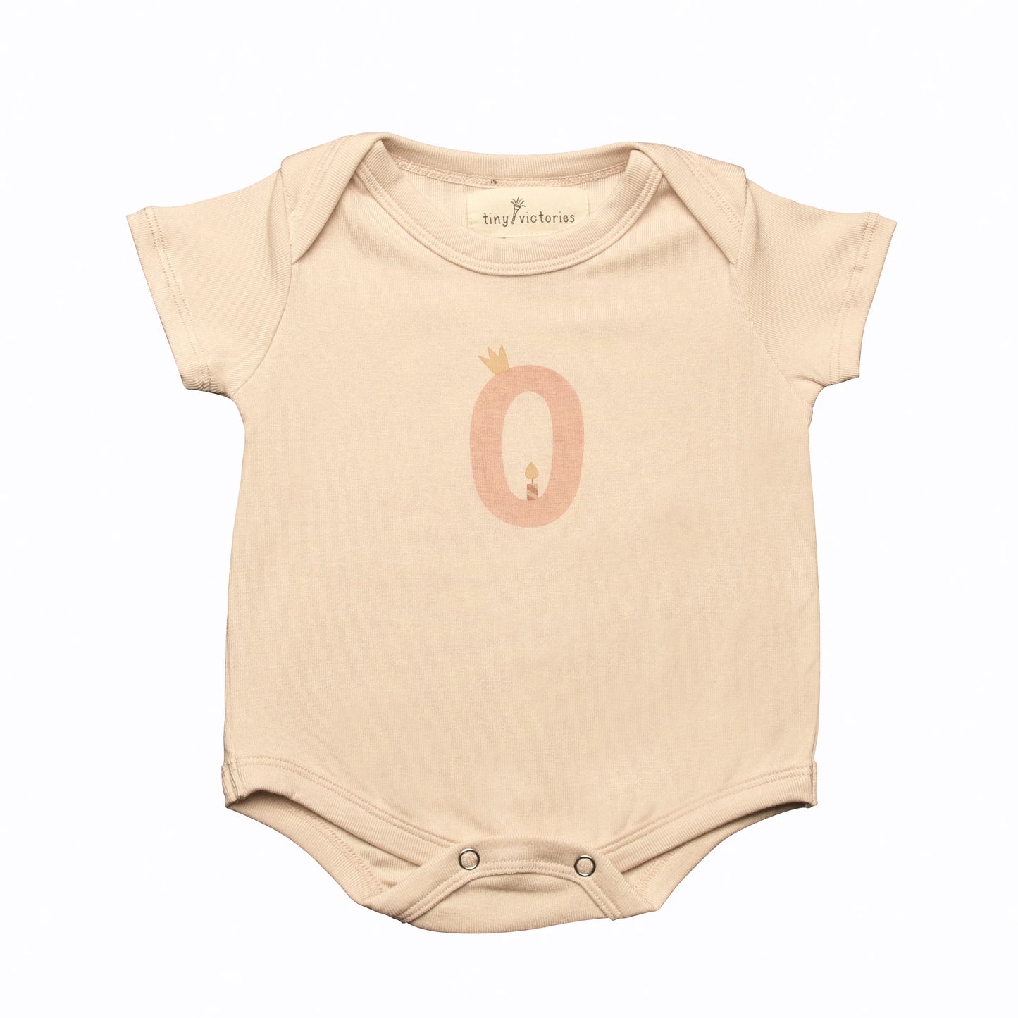 0 Birthday Short Sleeve Onesie