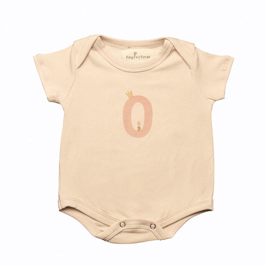 0 Birthday Short Sleeve Onesie