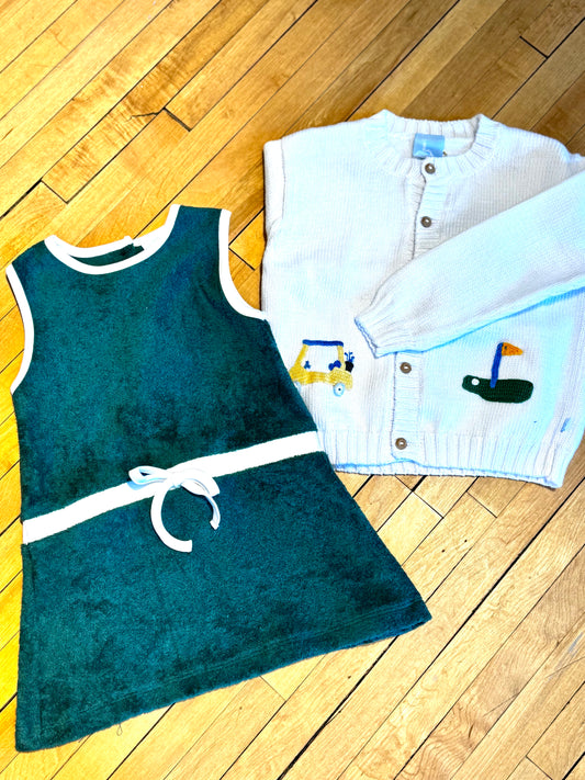 Terry Strafford Lawn Green Dress