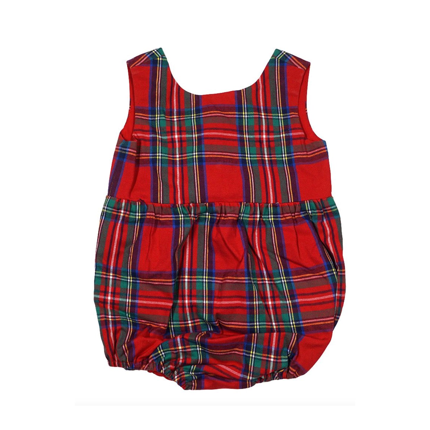 Tybee Tartan Plaid Bow Back Bubble