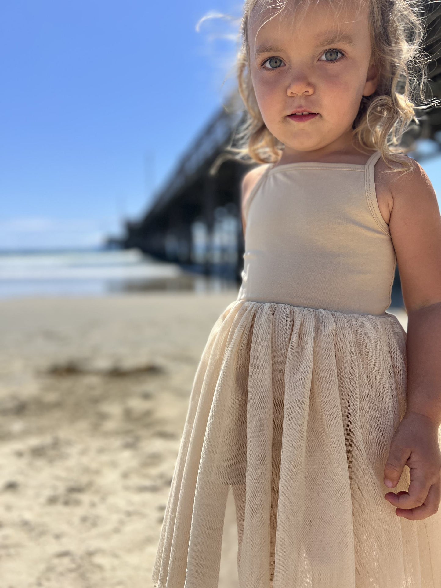 Kaia Oatmeal Tutu Dress