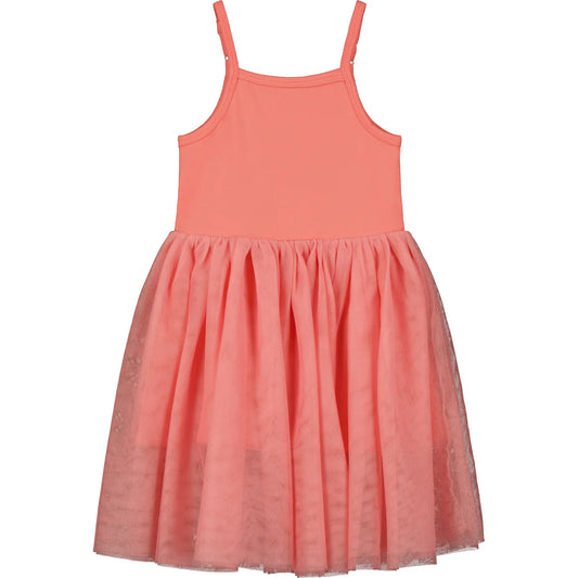 Coral Navy Tutu Dress