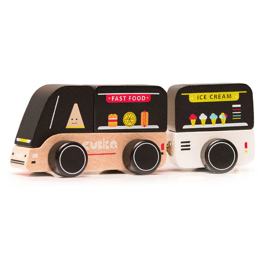 Wooden Toy Food Truck