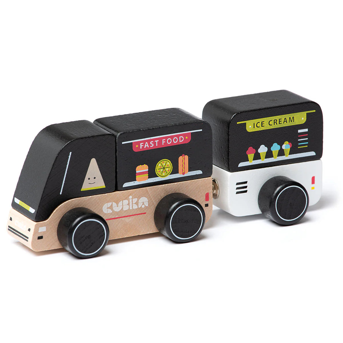 Wooden Toy Food Truck