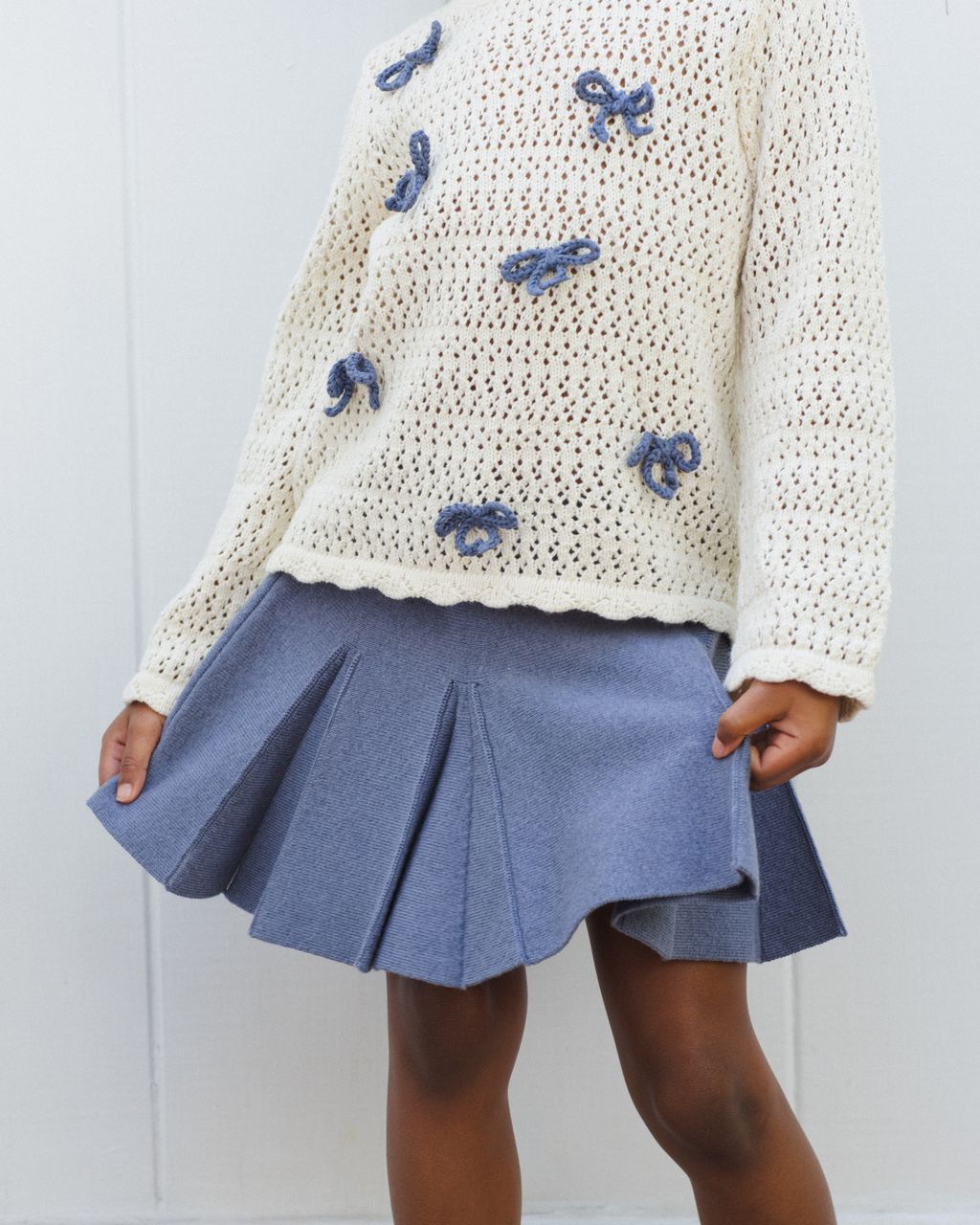 Marine Sloane Knit Skirt