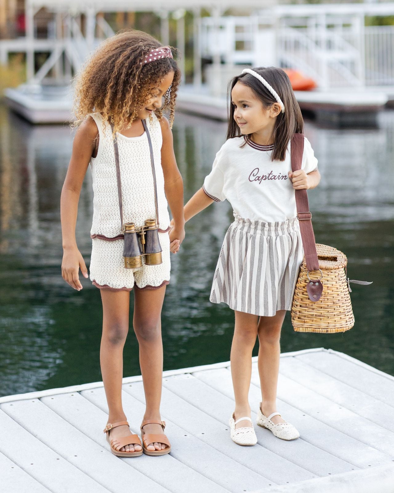 Brown Stripe Sasha Skirt