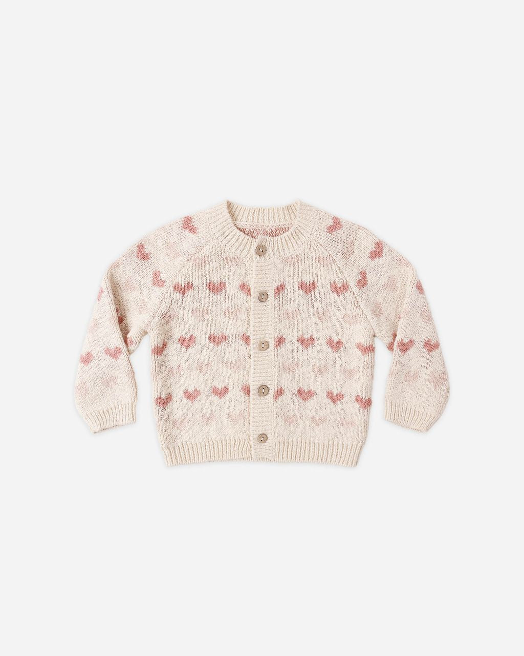 Knit Cardigan Hearts