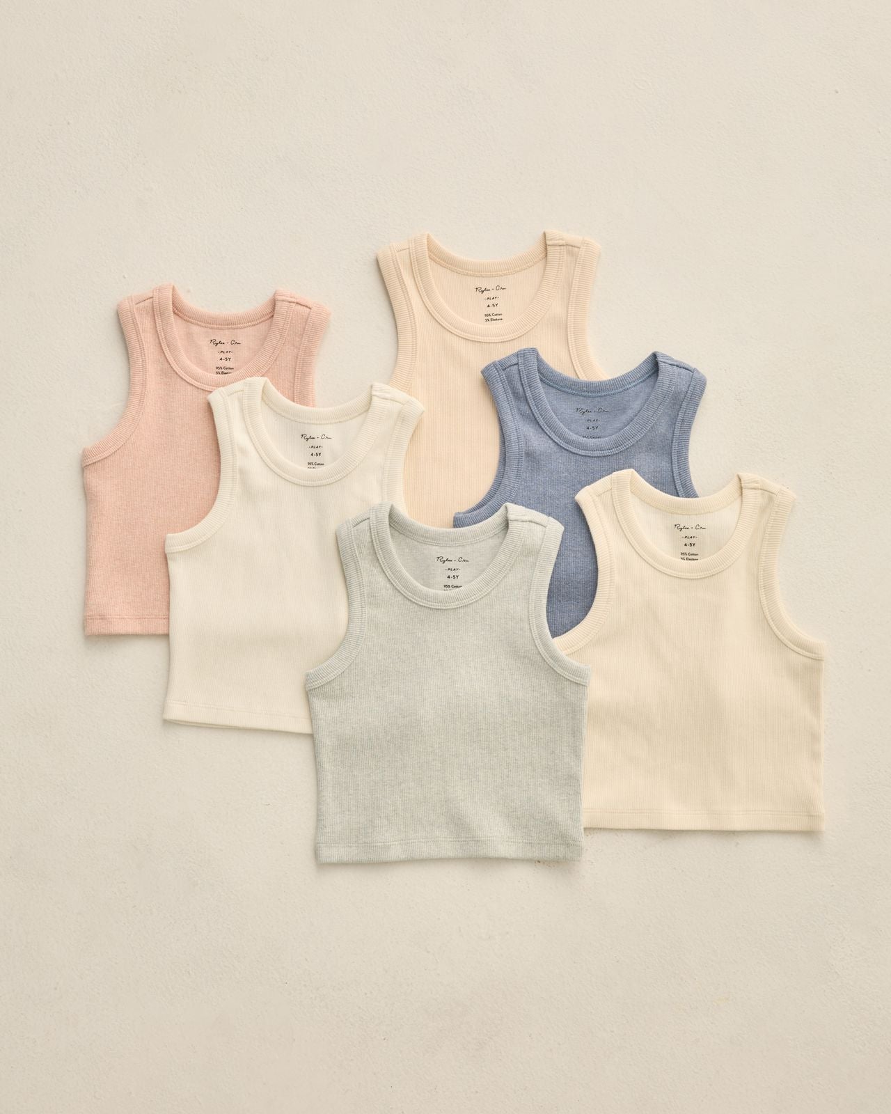 Ribbed Tank Tops in Various Colors