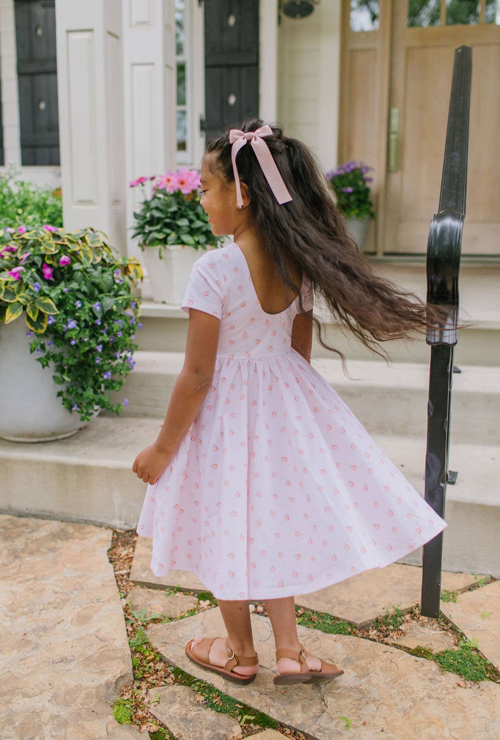 Peach of My Heart Twirl Dress
