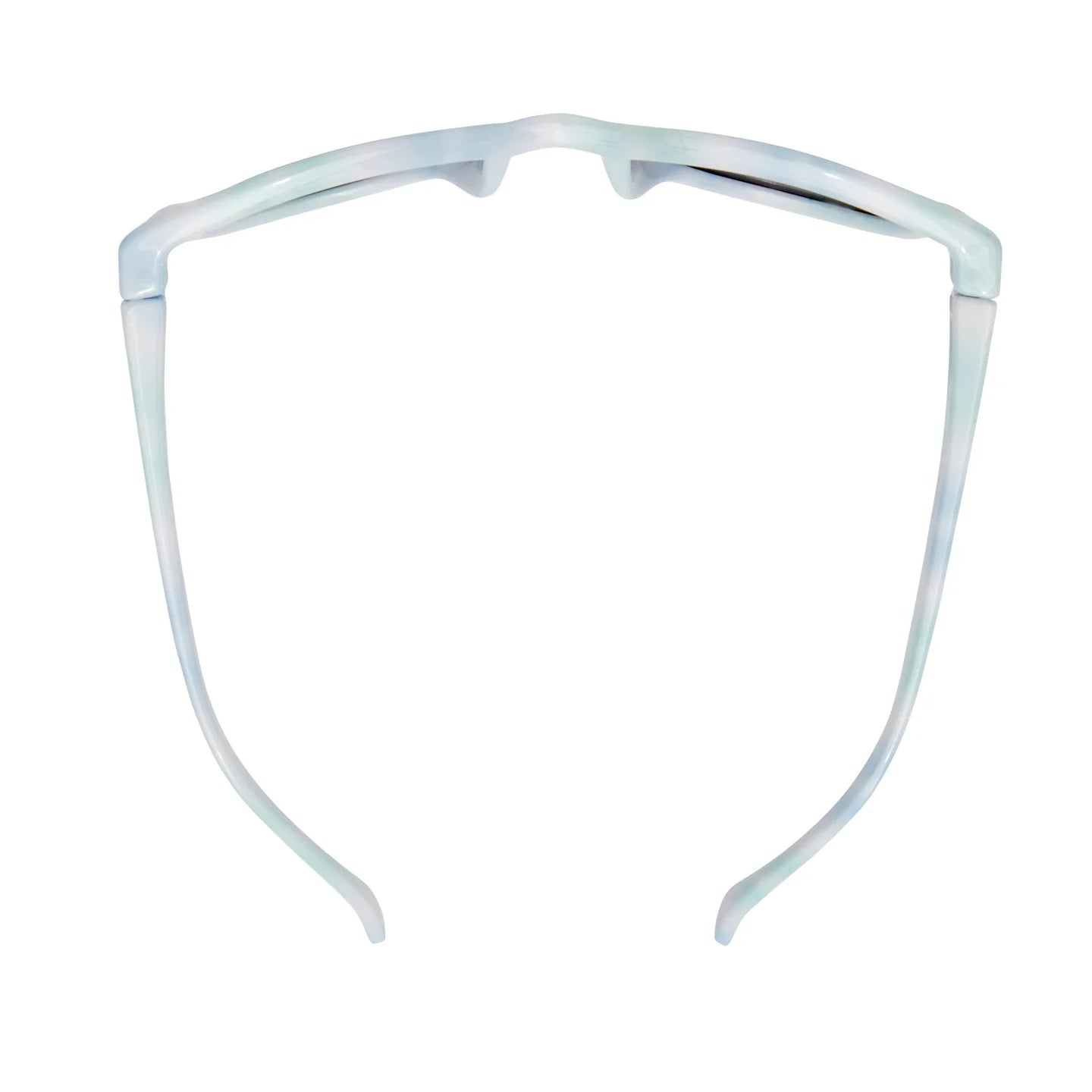 Tie Dye Blue-Green Polarized Sunglasses