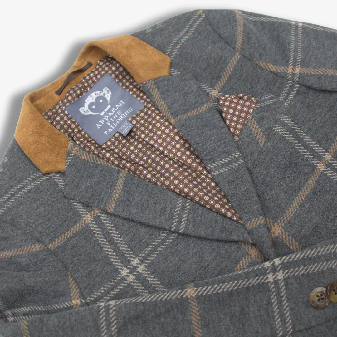 Smoky Windowpane Club Jacket