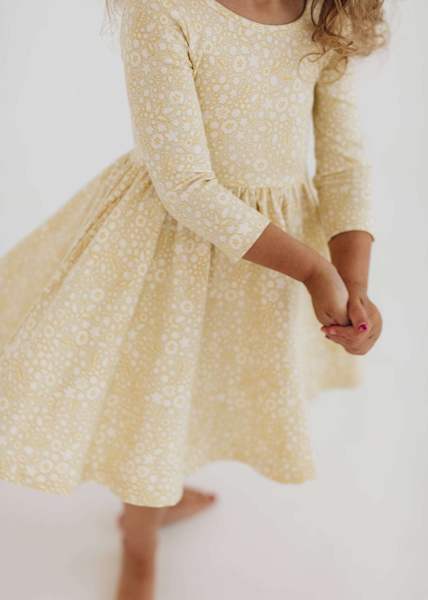 Twirl Dress in Buttercup