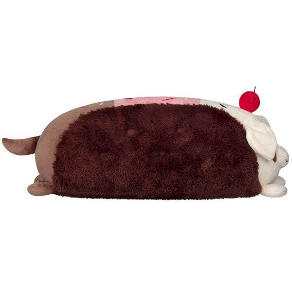 Mini Dachshund Neapolitan Ice Cream Log Cake