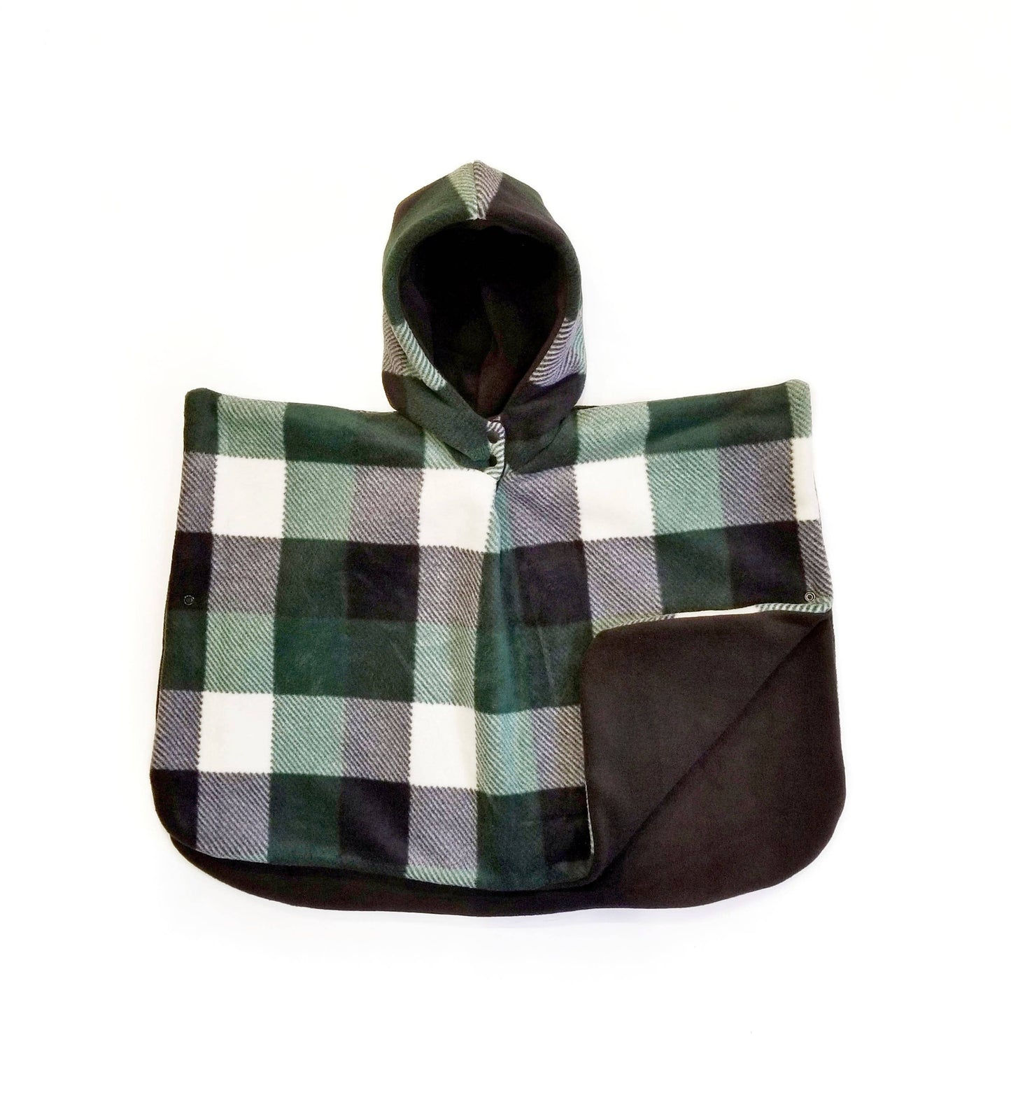 Buffalo Plaid Car Seat Poncho