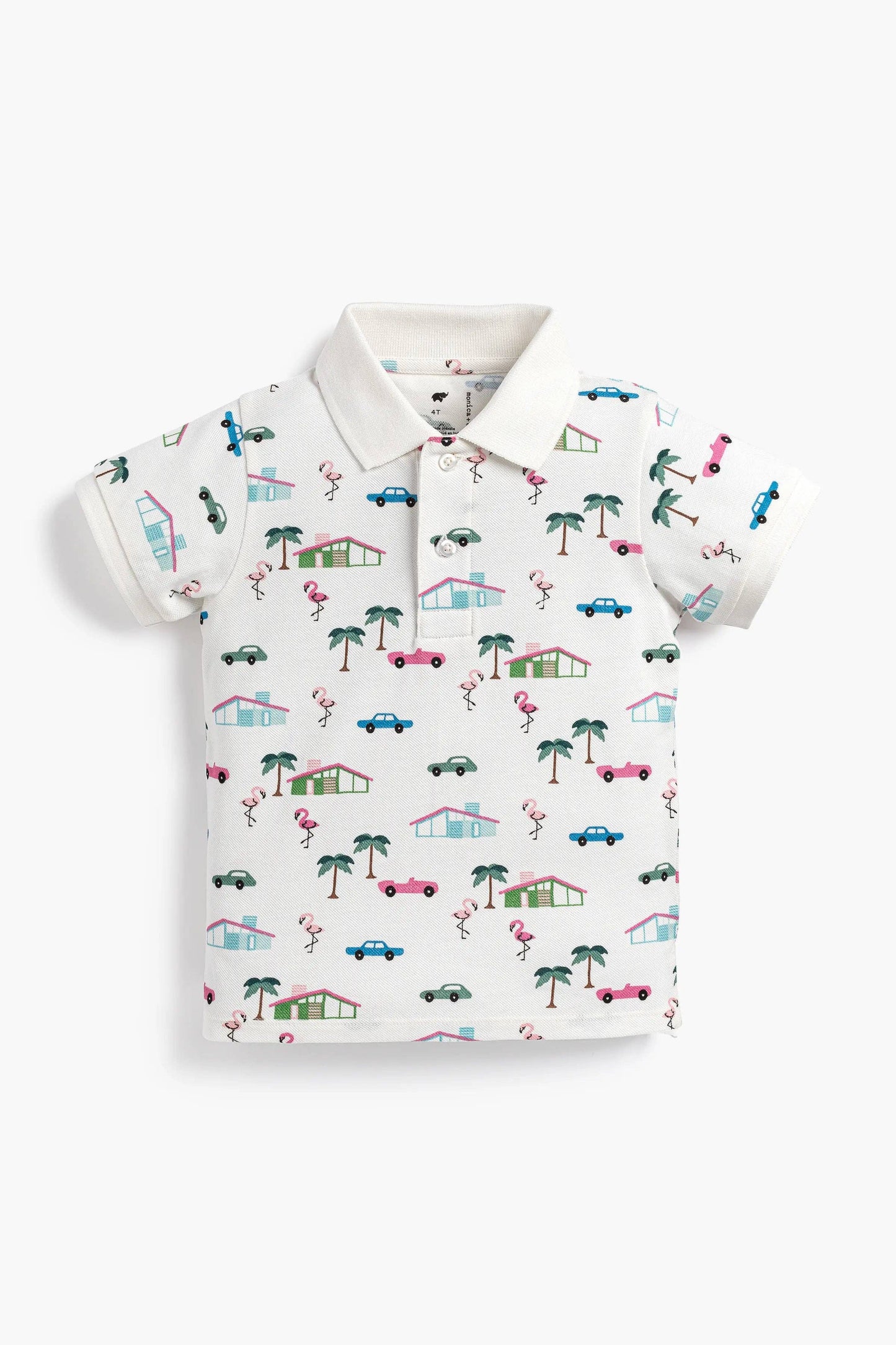 Retro Palm Springs Organic Polo
