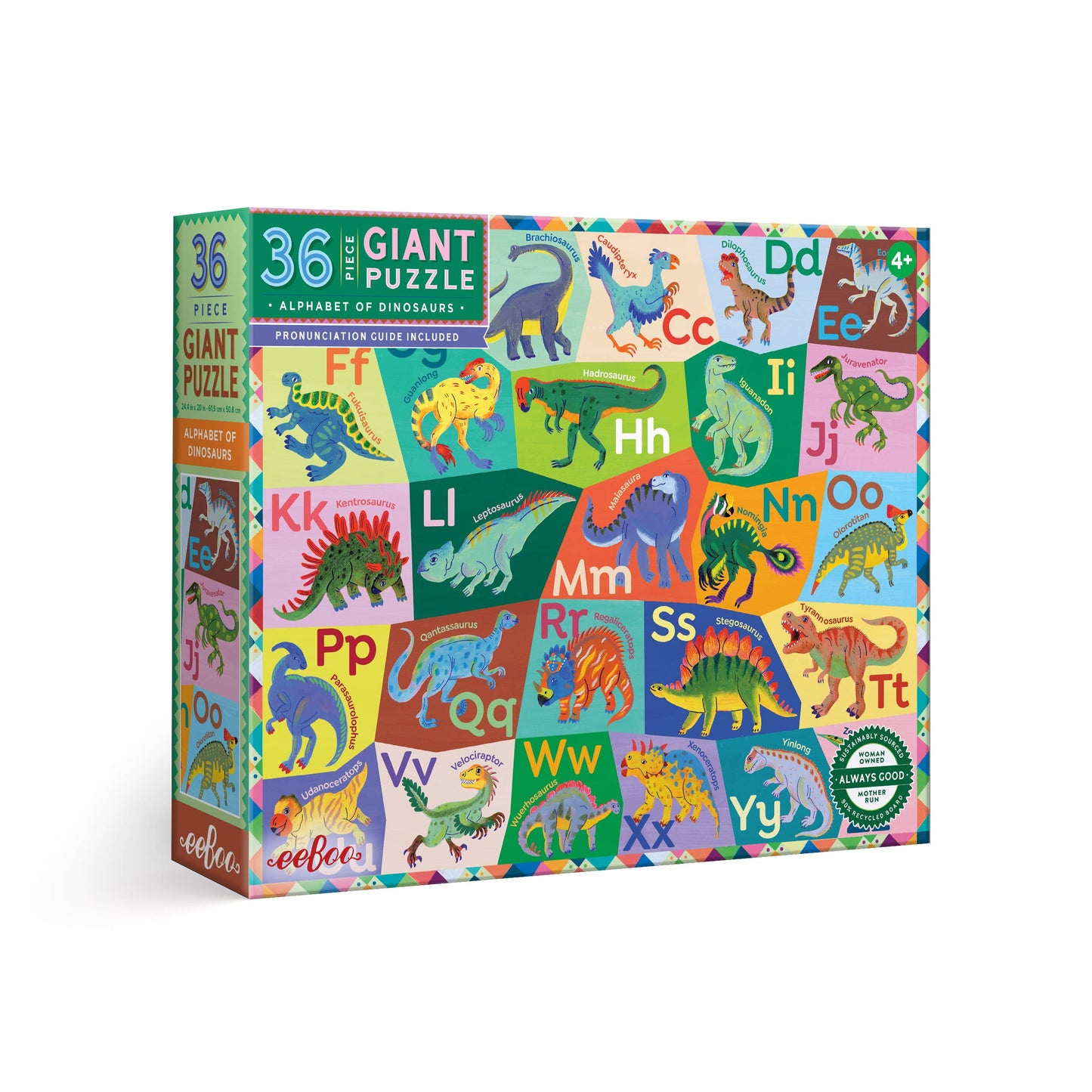 Alphabet of Dinosaurs 36 Pc Giant Puzzle
