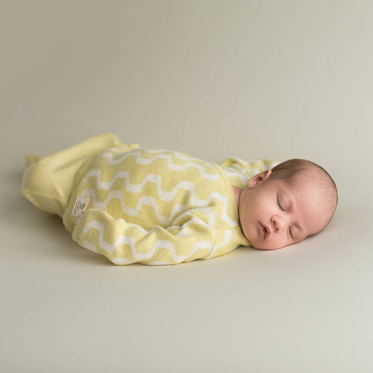 Newborn Yellow ZigZag Going Home Set