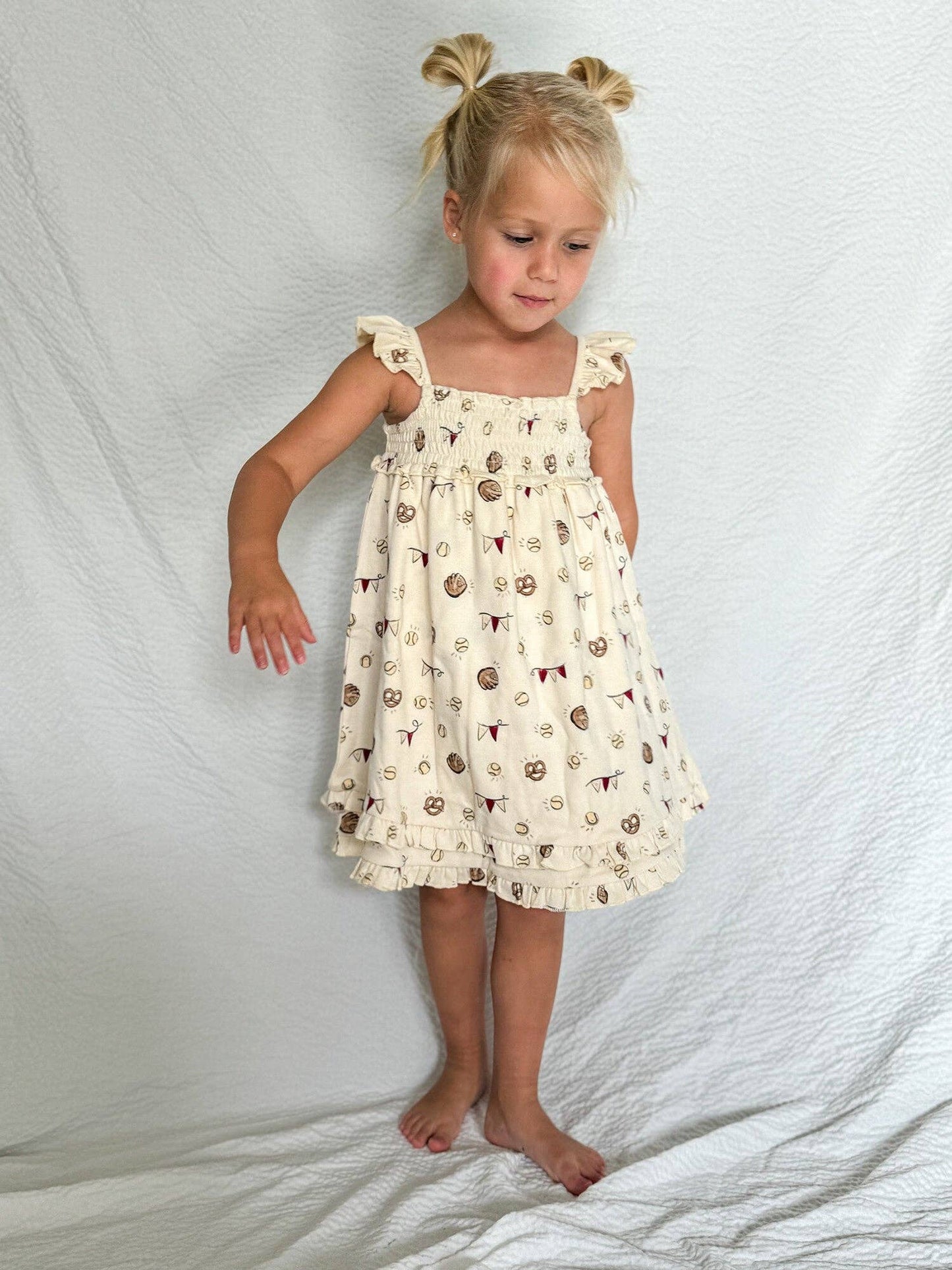 Game Day Kids' Smocked Dress