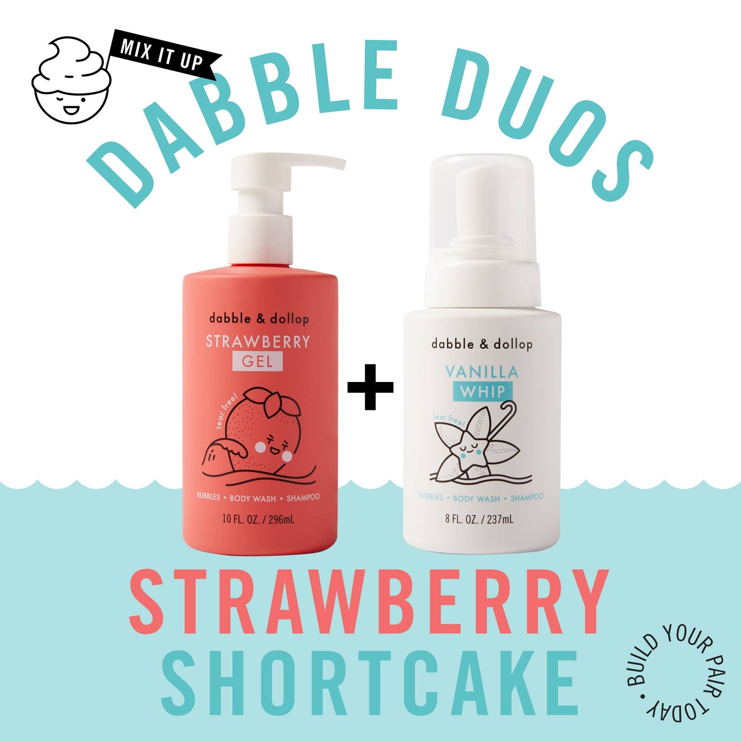 Dabble Duos - Strawberry Shortcake