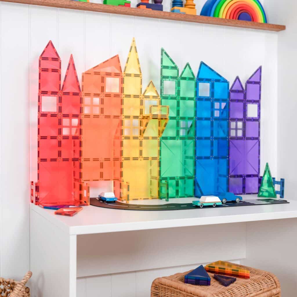 CONNETIX Rainbow Creative Pack, 102 Pieces