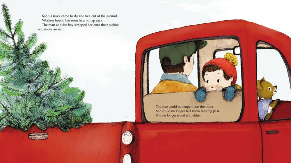 The Christmas Tree Who Loved Trains