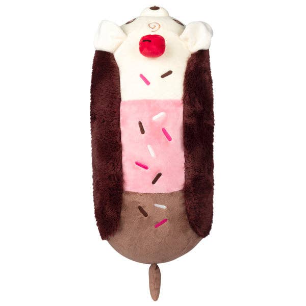 Mini Dachshund Neapolitan Ice Cream Log Cake