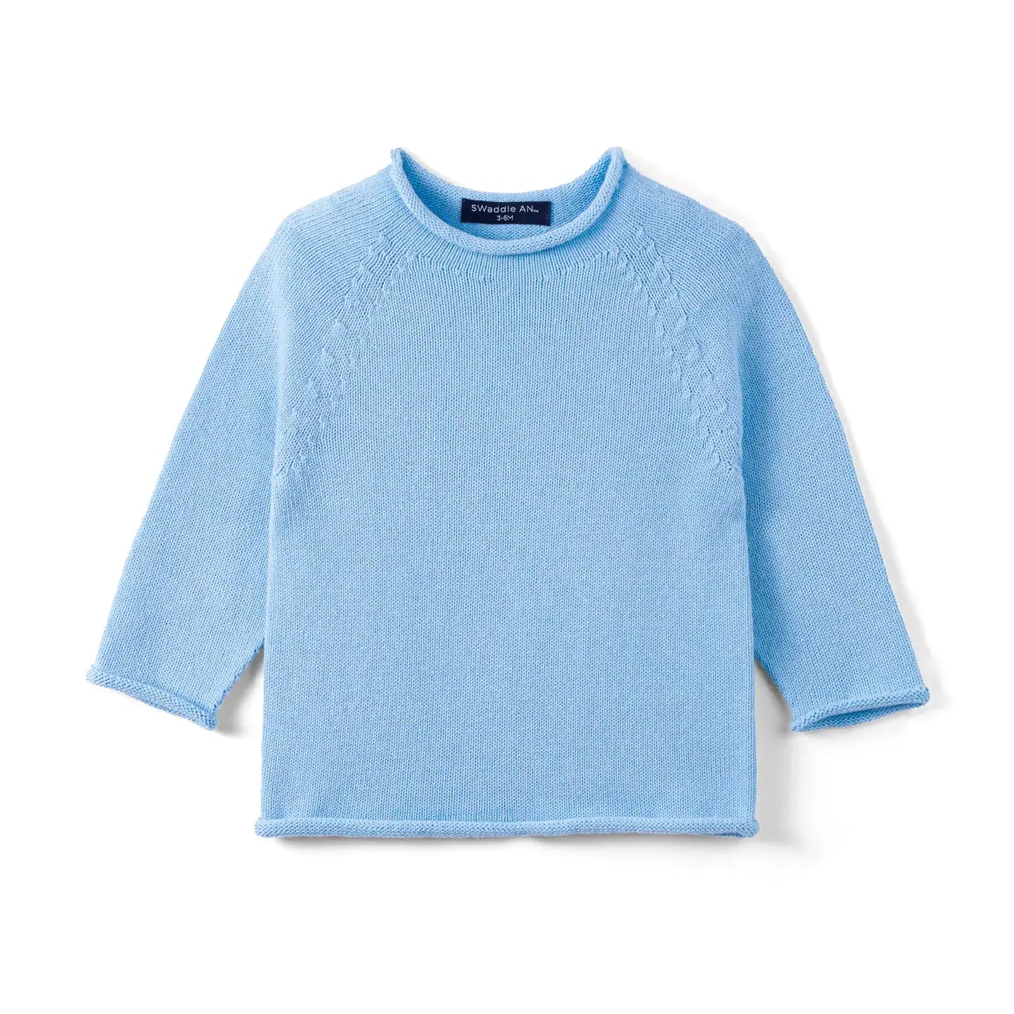 Cotton Rollneck Sweater In Various Colors