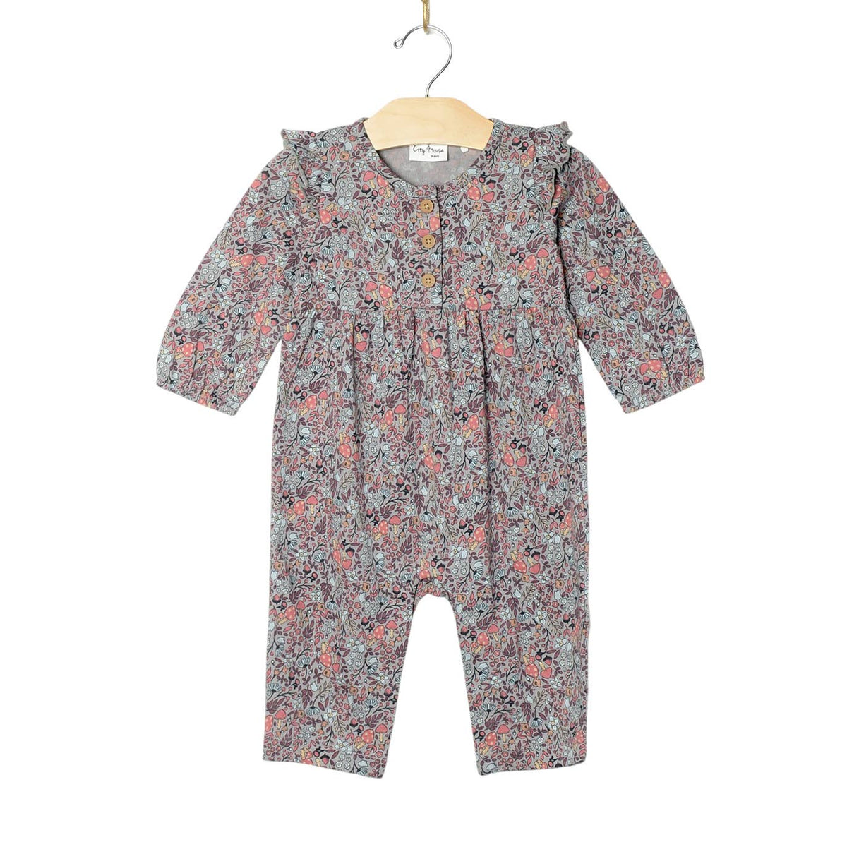 Fall Forest Cotton Romper