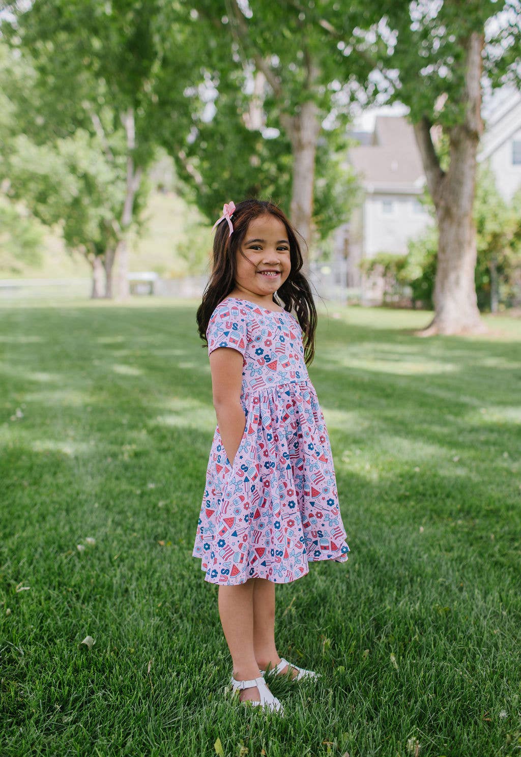 Pink Celebration Twirl Dress