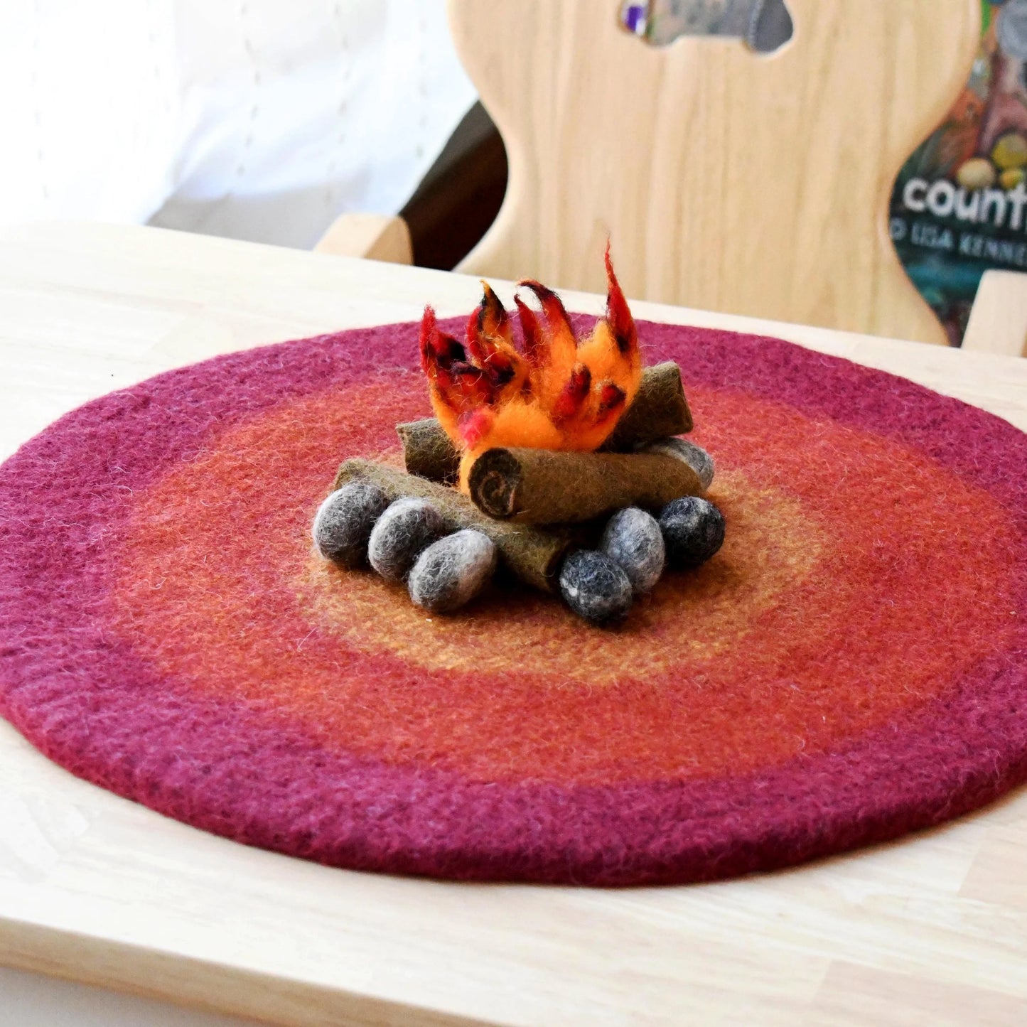 Felt Campfire Play Mat